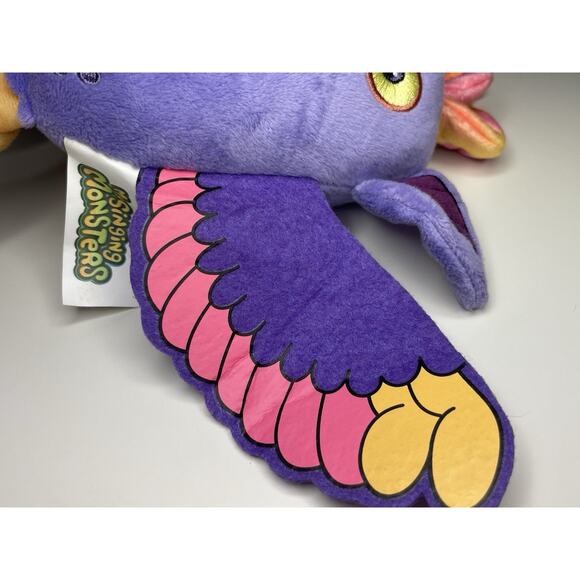 My Singing Monsters Tweedle Plush 8" Purple Bird Commonwealth 2020 - SOUND ERROR - Picture 8 of 13